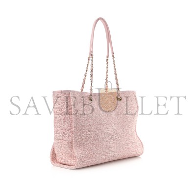 CHANEL LUREX BOUCLE SMALL DEAUVILLE TOTE 1096254 (34*27*17cm)