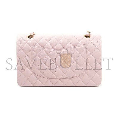 CHANEL CAVIAR QUILTED MEDIUM CLASSIC DOUBLE FLAP 1211045 (25*15*7cm)