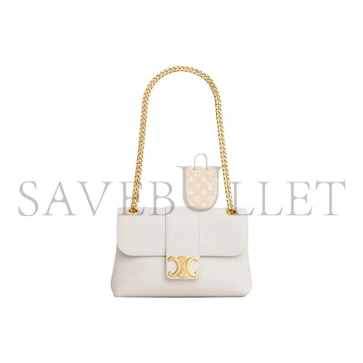 CELINE TEEN CELINE VICTOIRE BAG IN SUPPLE GRAINED CALFSKIN 116593FDU.01BC (23.5*14*8cm)