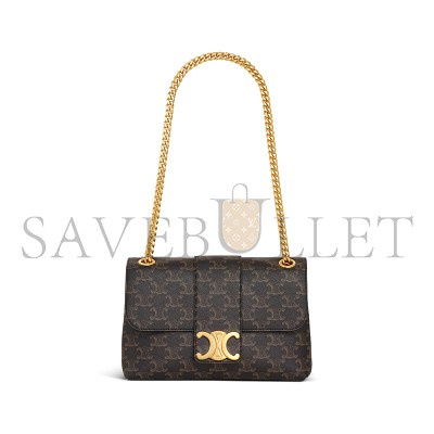 CELINE MEDIUM CELINE VICTOIRE BAG IN TRIOMPHE CANVAS 115852FRH.04LU (25*15*8cm）