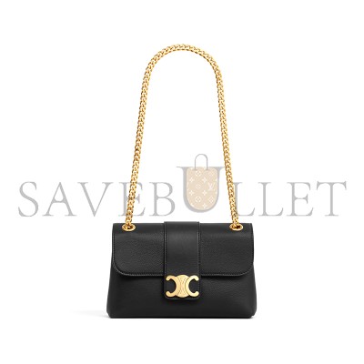CELINE TEEN CELINE VICTOIRE BAG IN SUPPLE GRAINED CALFSKIN 116593FDU.38NO (23.5*14*8cm)