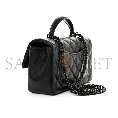CHANEL MINI TOP HANDLE RECTANGULAR FLAP AS2431 (20*13*6cm)