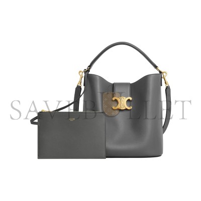 CELINE MEDIUM BUCKET LOUISE IN SMOOTH CALFSKIN 116613FX9.10AN (28*24*16cm)