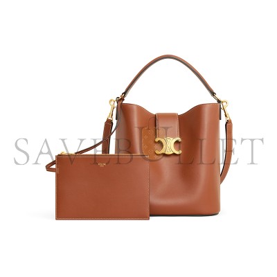 CELINE MEDIUM BUCKET LOUISE IN SMOOTH CALFSKIN 116613FX9.04LU (28*24*16cm)