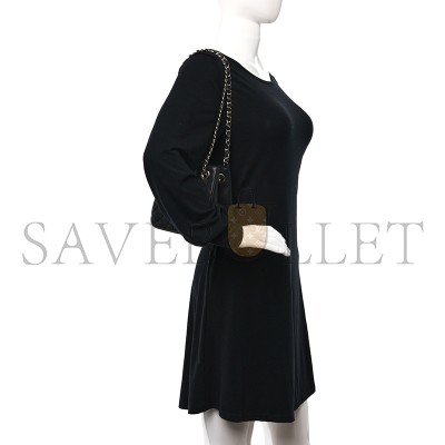 CHANEL CAVIAR QUILTED MINI BUCKET BAG BLACK AS3176 (16*16*10cm)