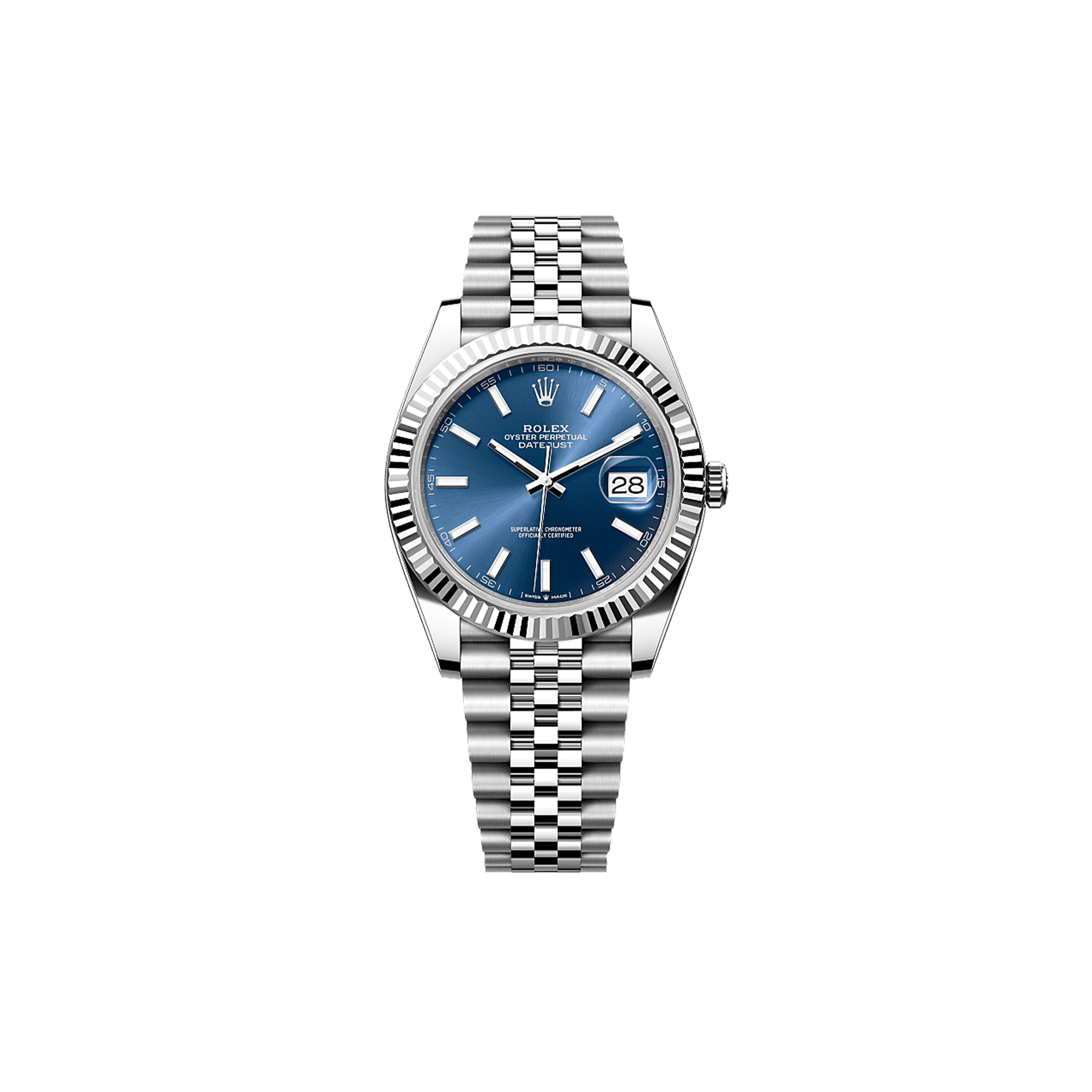 ROLEX DATEJUST 41 OYSTER, 41 MM, OYSTERSTEEL AND WHITE GOLD WATCH 126334 ROLEX DATEJUST 41 OYSTER, 41 MM, OYSTERSTEEL AND WHITE GOLD WATCH 126334