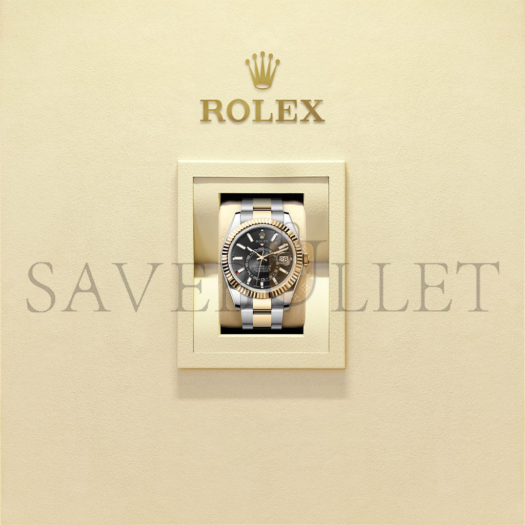 ROLEX SKY-DWELLER OYSTER, 42 MM, OYSTERSTEEL AND YELLOW GOLD WATCH 336933 ROLEX SKY-DWELLER OYSTER, 42 MM, OYSTERSTEEL AND YELLOW GOLD WATCH 336933