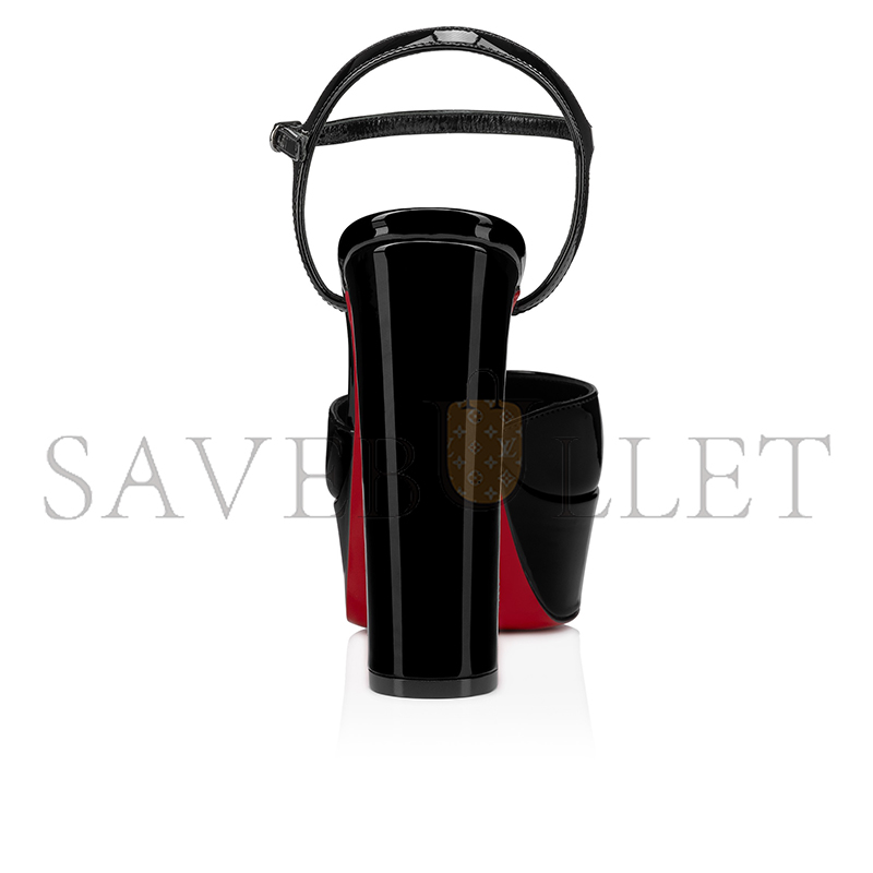 CHRISTIAN LOUBOUTIN LOO PUMP 130 MM PUMPS-PATENT LEATHER-BLACK-WOMEN 3240698B439