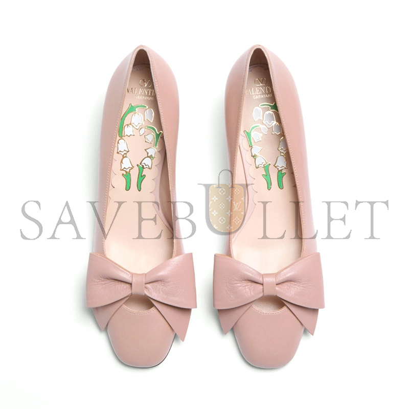 VALENTINO BOWOW PUMPS IN KIDSKIN 45MM 6W2S0LB5DDT_W34 VALENTINO BOWOW PUMPS IN KIDSKIN 45MM 6W2S0LB5DDT_W34