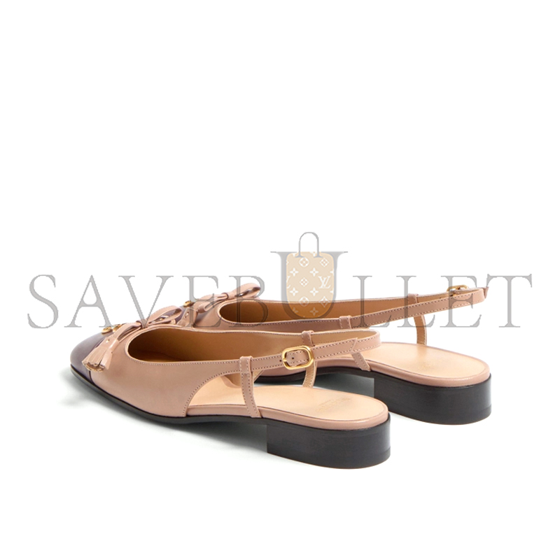 VALENTINO VALET DU ROI KID SLINGBACK BALLERINA 25MMM 6W0S0MH0DDT_AGM VALENTINO VALET DU ROI KID SLINGBACK BALLERINA 25MMM 6W0S0MH0DDT_AGM