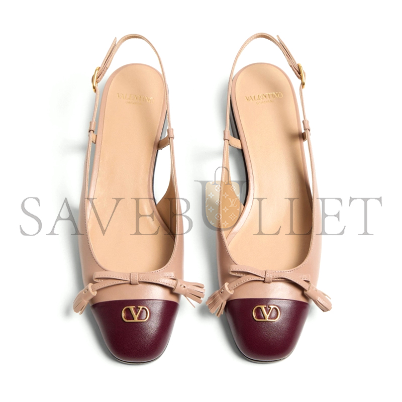 VALENTINO VALET DU ROI KID SLINGBACK BALLERINA 25MMM 6W0S0MH0DDT_AGM VALENTINO VALET DU ROI KID SLINGBACK BALLERINA 25MMM 6W0S0MH0DDT_AGM