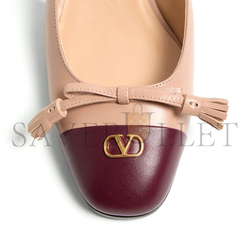 VALENTINO VALET DU ROI KID SLINGBACK BALLERINA 25MMM 6W0S0MH0DDT_AGM VALENTINO VALET DU ROI KID SLINGBACK BALLERINA 25MMM 6W0S0MH0DDT_AGM
