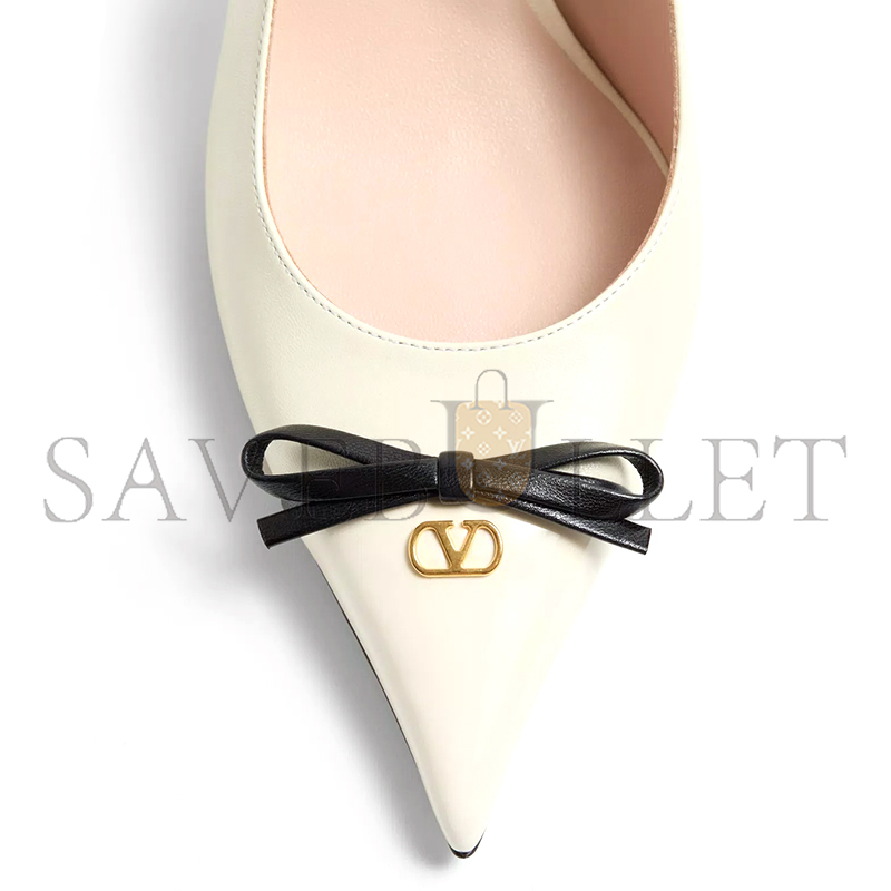 VALENTINO BEPOINTY SLINGBACK PUMP IN PATENT LEATHER AND KIDSKIN 80MM 6W2S0LQ1DAL_A81 VALENTINO BEPOINTY SLINGBACK PUMP IN PATENT LEATHER AND KIDSKIN 80MM 6W2S0LQ1DAL_A81