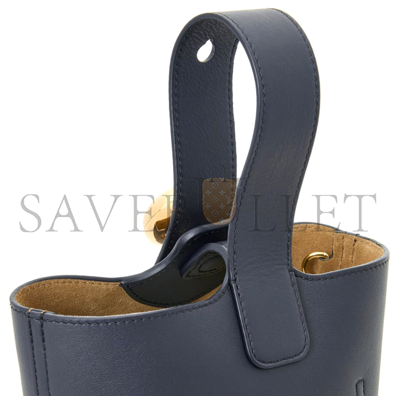 LOEWE MINI PEBBLE BUCKET IN NAPPA CALFSKIN AANBBBMX18 (16*16*19.5cm)