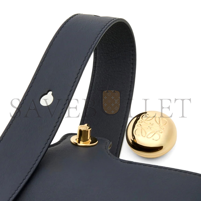 LOEWE MINI PEBBLE BUCKET IN NAPPA CALFSKIN AANBBBMX18 (16*16*19.5cm)