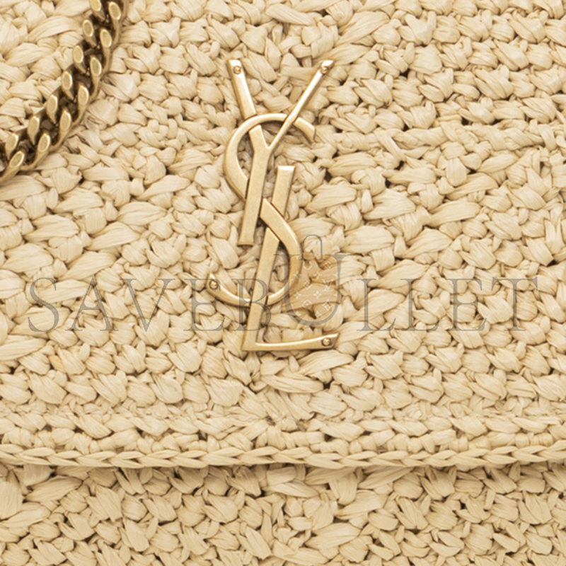 YSL JAMIE MEDIUM IN RAFFIA 515821GAAAT2087 (25*15*7.5cm)