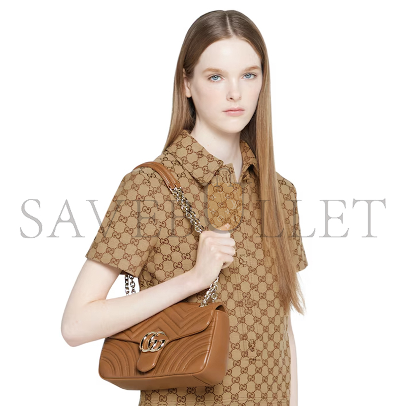GUCCI GG MARMONT MEDIUM SHOULDER BAG 837267AAE382718 (26*15*7cm)