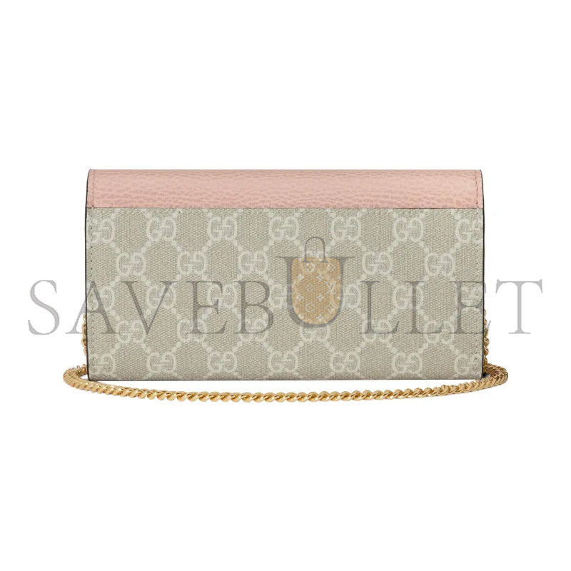 GUCCI GG MARMONT BI-COLOR WALLET ON CHAIN ‎546585AACFE5945 (19*10cm)