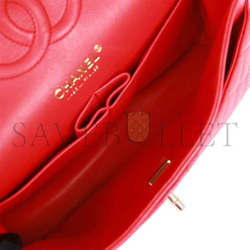 CHANEL MEDIUM CLASSIC DOUBLE FLAP BAG 1138709 (25*15*6cm)