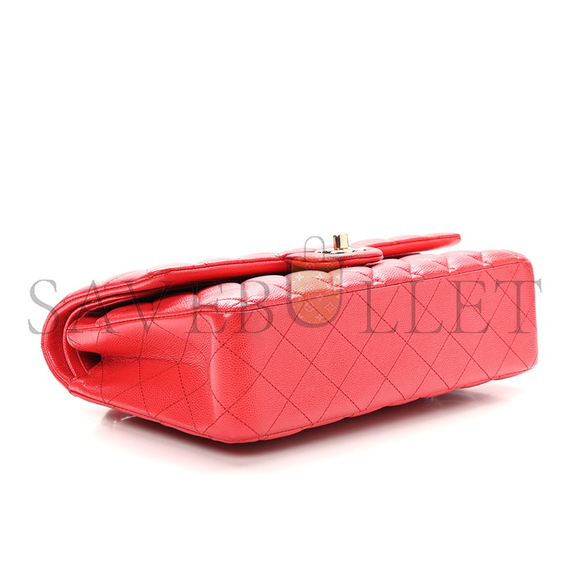CHANEL CAVIAR QUILTED MEDIUM DOUBLE FLAP 1629268 (25*15*6cm)