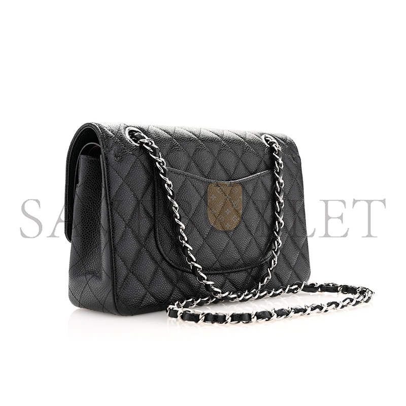 CHANEL CAVIAR QUILTED MEDIUM DOUBLE FLAP 1629635 (25*15*6cm)