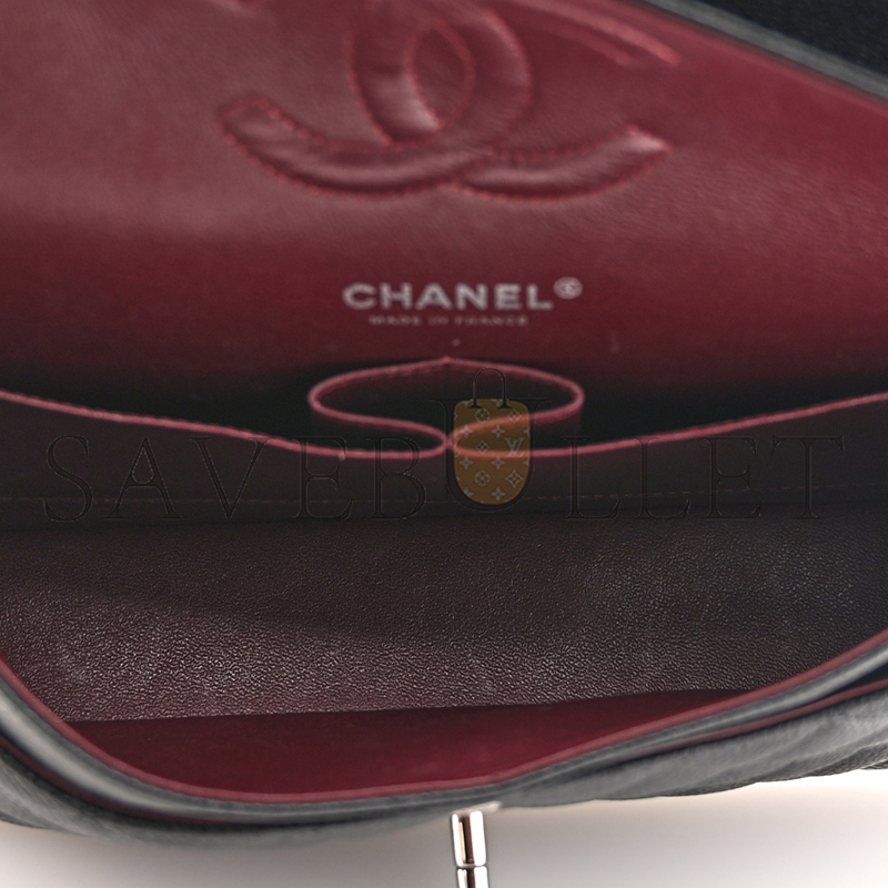 CHANEL CAVIAR QUILTED MEDIUM DOUBLE FLAP 1629635 (25*15*6cm)