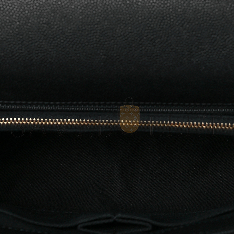 CHANEL CAVIAR LIZARD EMBOSSED QUILTED SMALL COCO HANDLE FLAP 1150942 (29*18*12cm)