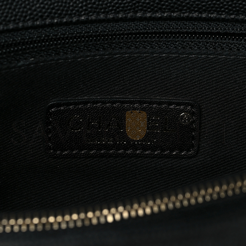 CHANEL CAVIAR LIZARD EMBOSSED QUILTED SMALL COCO HANDLE FLAP 1150942 (29*18*12cm)