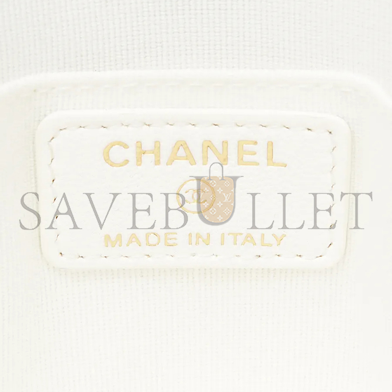 CHANEL ROUND CAMELLIA BOUQUET CLUTCH WITH CHAIN 1096754 (11*11*3cm)