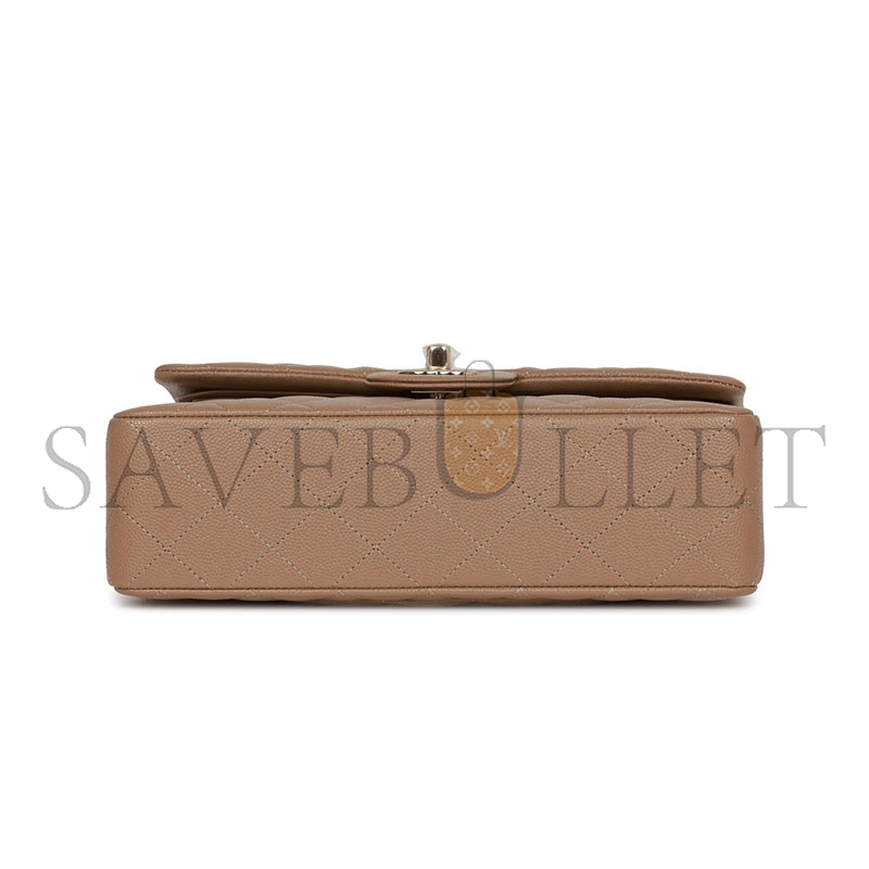 CHANEL CAVIAR QUILTED SMALL CLASSIC DOUBLE FLAP 1055216 (25*15*7cm)