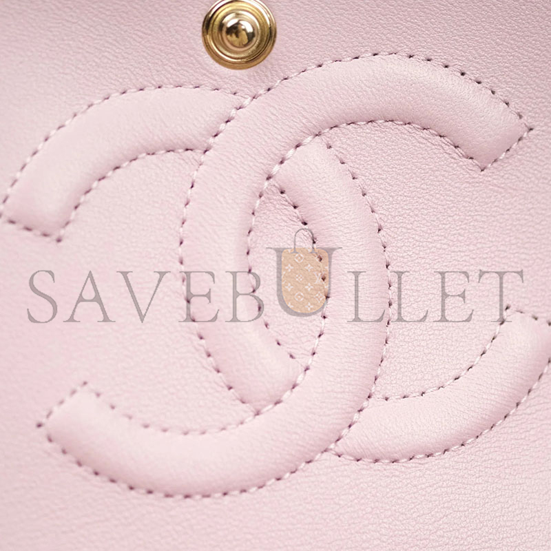 CHANEL CAVIAR QUILTED MEDIUM CLASSIC DOUBLE FLAP 1211045 (25*15*7cm)