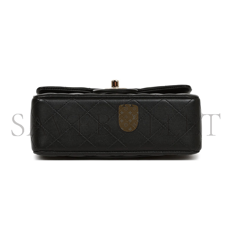 CHANEL MINI FLAP BAG WITH TOP HANDLE AS2431 (22*15*8cm)