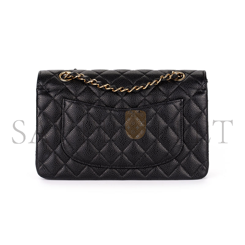 CHANEL CAVIAR QUILTED SMALL CLASSIC FLAP 1300249 (23*14*6cm)