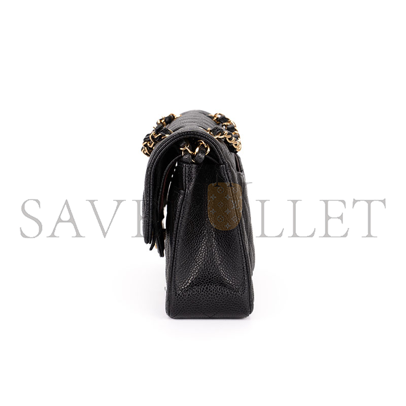 CHANEL CAVIAR QUILTED SMALL CLASSIC FLAP 1300249 (23*14*6cm)