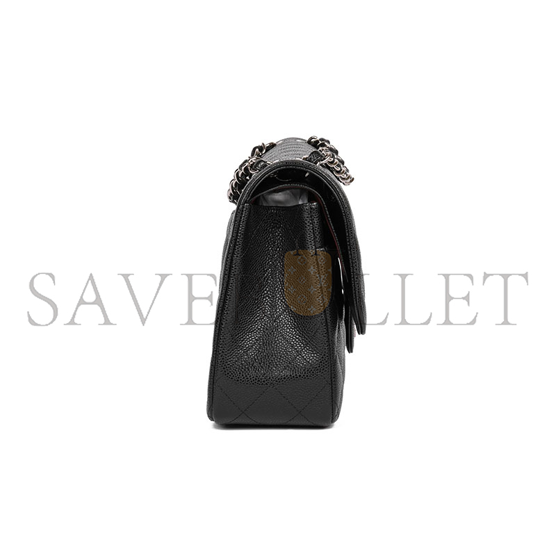 CHANEL CAVIAR QUILTED JUMBO CLASSIC DOUBLE FLAP BAG 1714520 (30*20*10cm)