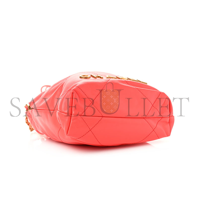 CHANEL 22 MINI HANDBAG AS3980 B08037 NN275 (20*19*6cm)