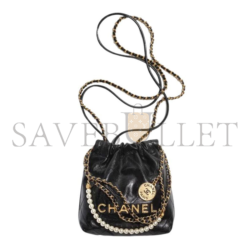 CHANEL 22 MINI HANDBAG AS3980 B10672 94305 (20*19*6cm)