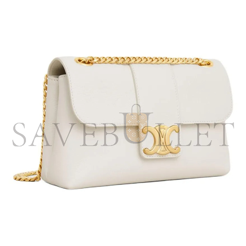 CELINE TEEN CELINE VICTOIRE BAG IN SUPPLE GRAINED CALFSKIN 116593FDU.01BC (23.5*14*8cm)