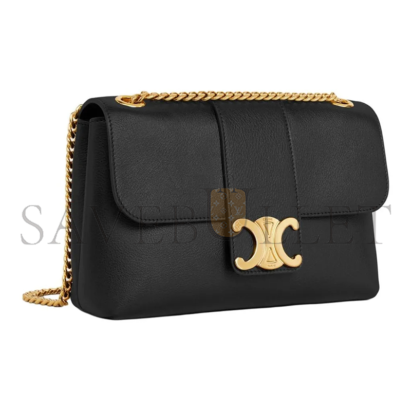 CELINE MEDIUM SHOULDER BAG IN VICTOIRE SOFT COWHIDE 115853FDU.38NO (25*15*8cm)