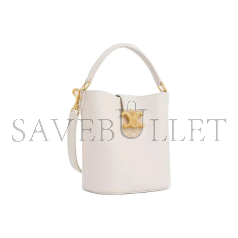 CELINE SMALL BUCKET LOUISE IN SMOOTH CALFSKIN 119173FX9.01RC (19*16*12cm)