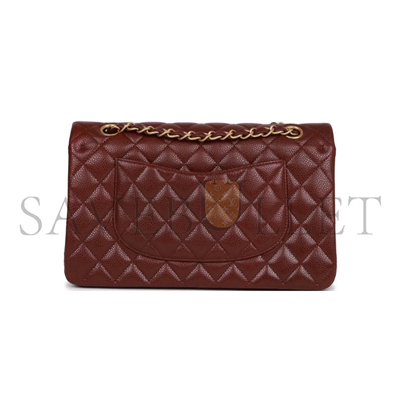 CHANEL MASTER CAVIAR QUILTED MEDIUM DOUBLE FLAP 1420325 (25.5*14*6.5cm)