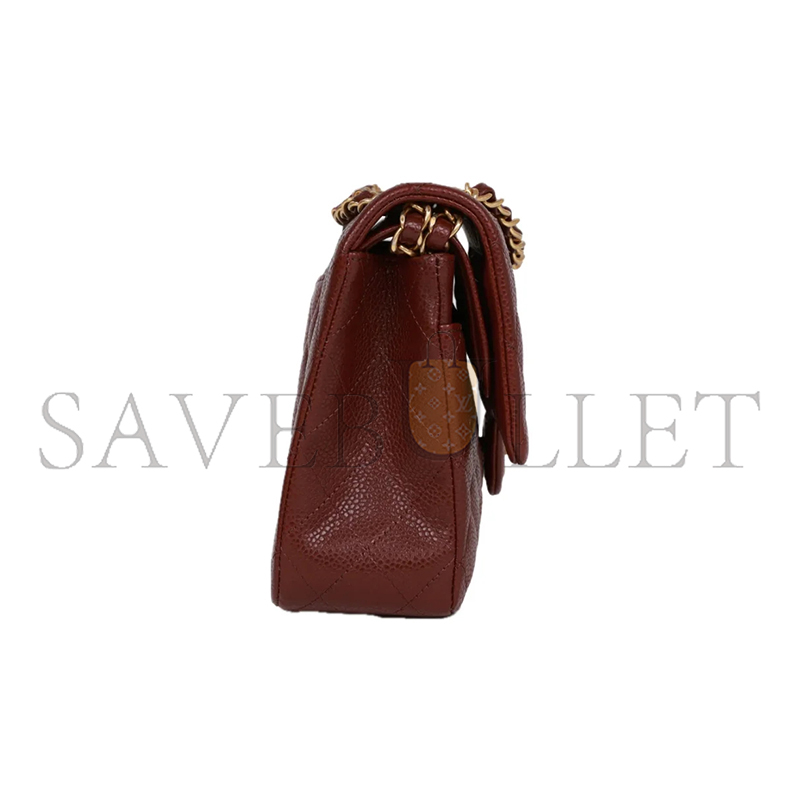 CHANEL MASTER CAVIAR QUILTED MEDIUM DOUBLE FLAP 1420325 (25.5*14*6.5cm)