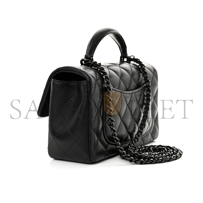 CHANEL MINI TOP HANDLE RECTANGULAR FLAP AS2431 (20*13*6cm)