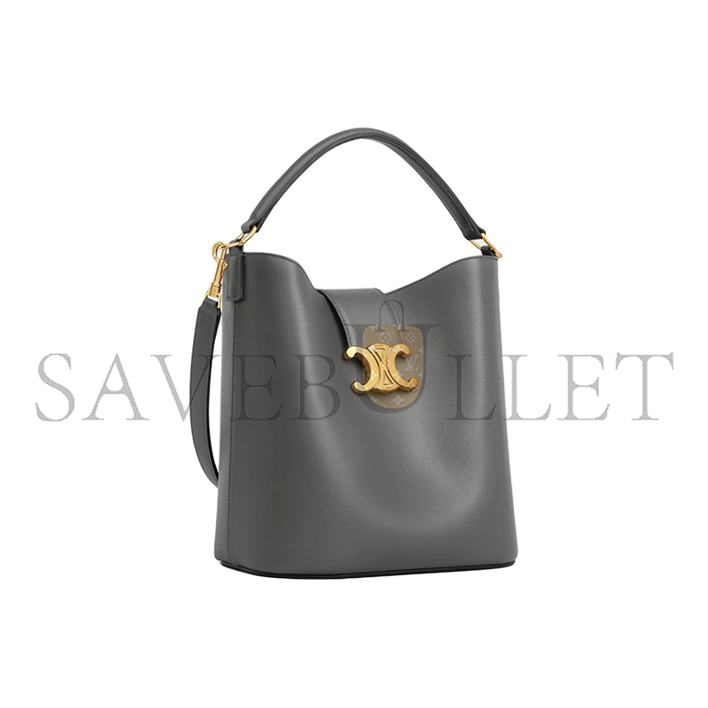 CELINE MEDIUM BUCKET LOUISE IN SMOOTH CALFSKIN 116613FX9.10AN (28*24*16cm)