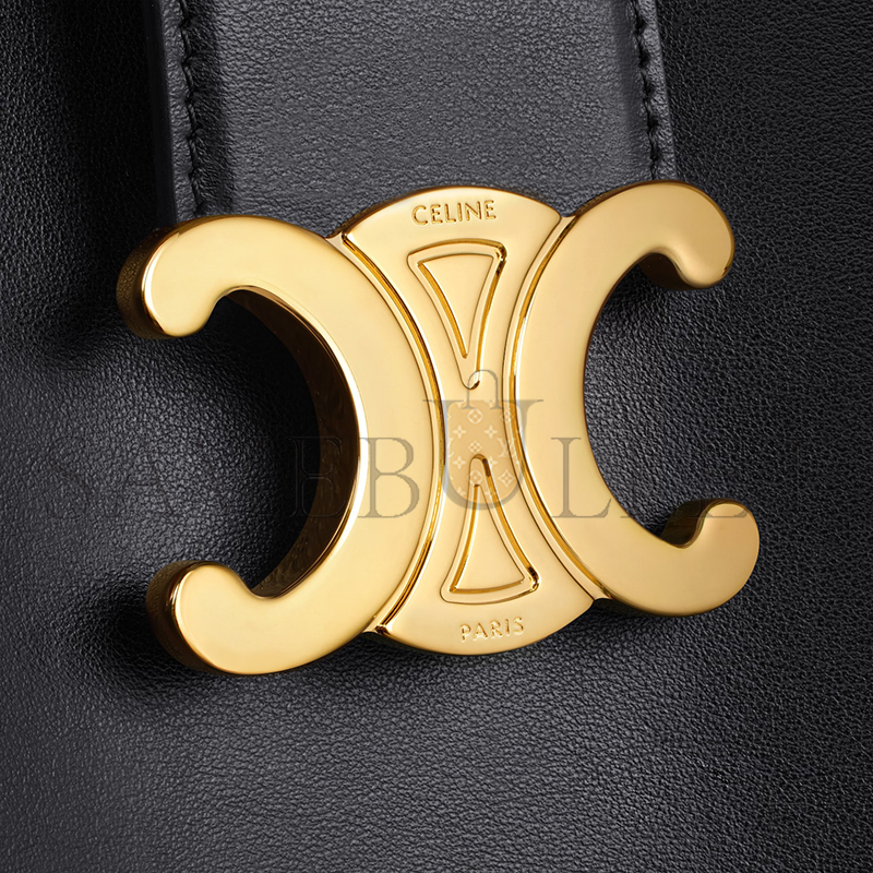 CELINE MEDIUM BUCKET LOUISE IN SMOOTH CALFSKIN 116613FX9.38NO (28*24*16cm)