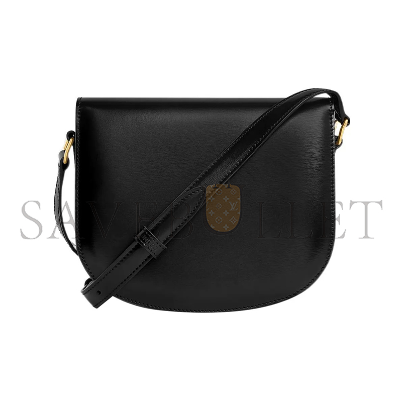 CELINE SHOULDER BAG IN TEEN BESACE TRIOMPHE SHINY CALFSKIN 110413BF4.38NO (18.5*16*6cm)