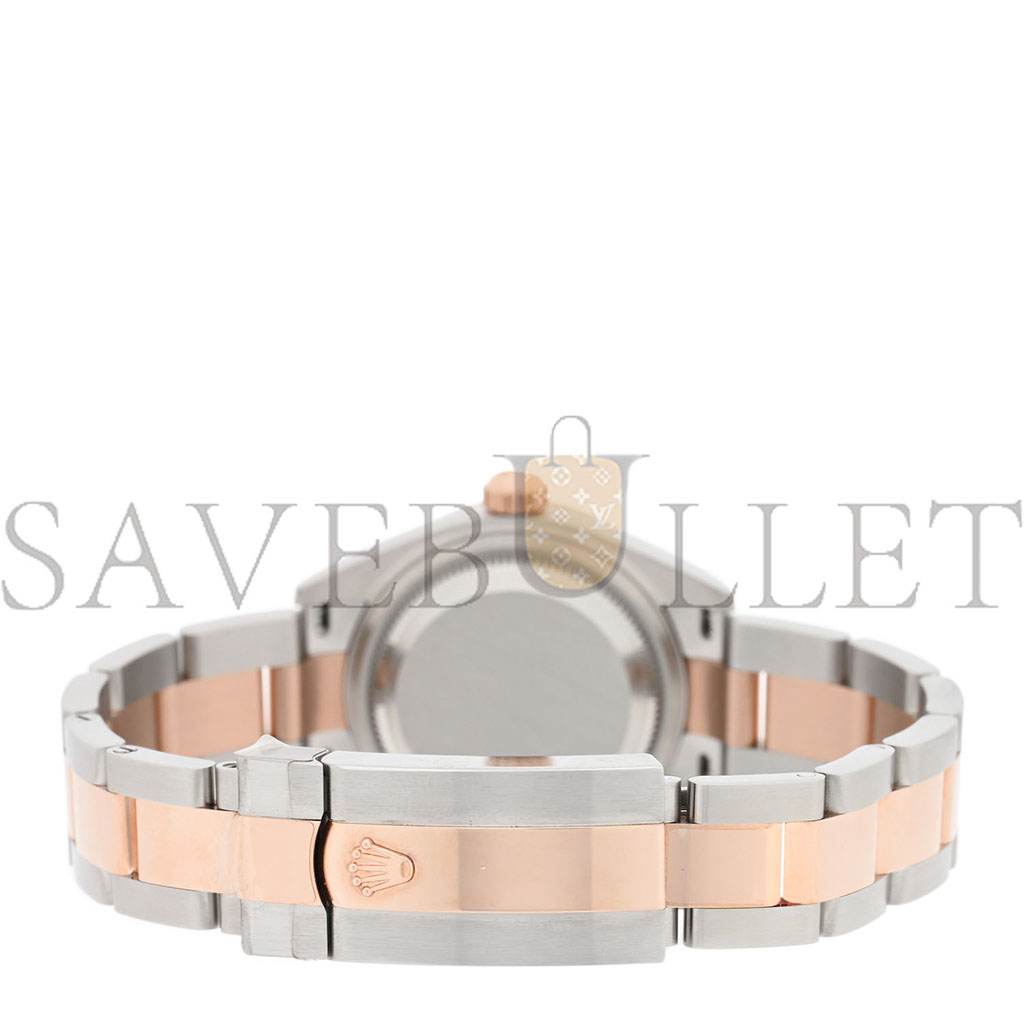 ROLEX STAINLESS STEEL 18K EVEROSE GOLD DIAMOND MOTHER OF PEARL 28MM OYSTER PERPETUAL DATEJUST WATCH 279171 ROLEX STAINLESS STEEL 18K EVEROSE GOLD DIAMOND MOTHER OF PEARL 28MM OYSTER PERPETUAL DATEJUST WATCH 279171