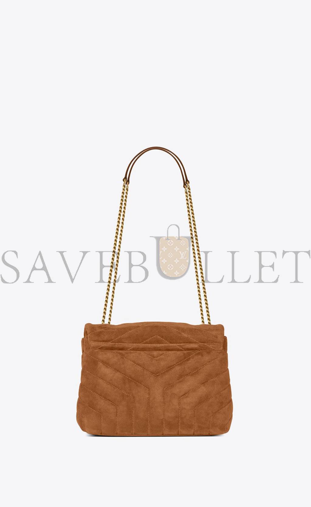 YSL LOULOU SMALL CHAIN BAG IN QUILTED SUEDE 4946991U8C77761 (23*17*9cm) YSL LOULOU SMALL CHAIN BAG IN QUILTED SUEDE 4946991U8C77761 (23*17*9cm)